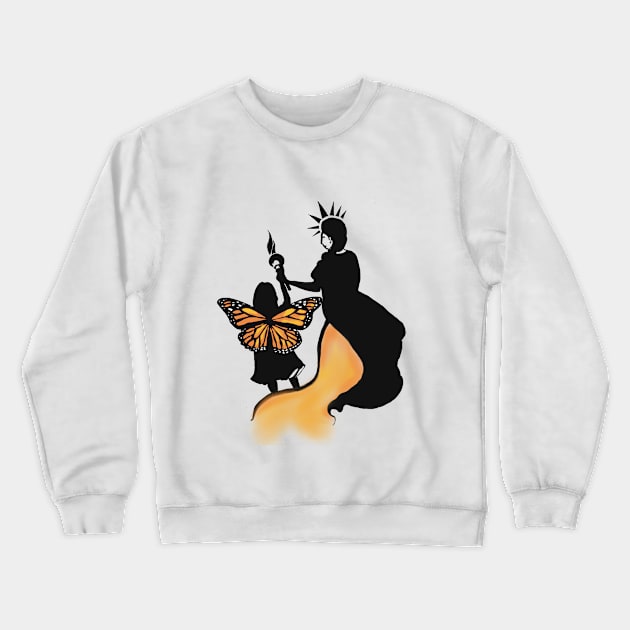 Madres Emigrantes Crewneck Sweatshirt by OCJF